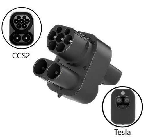TeleEV CCS2 to Tesla charger adapter |200A|1000V+teleev-1